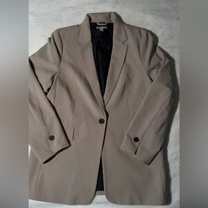 H&M Beige Blazer with Black Lining
